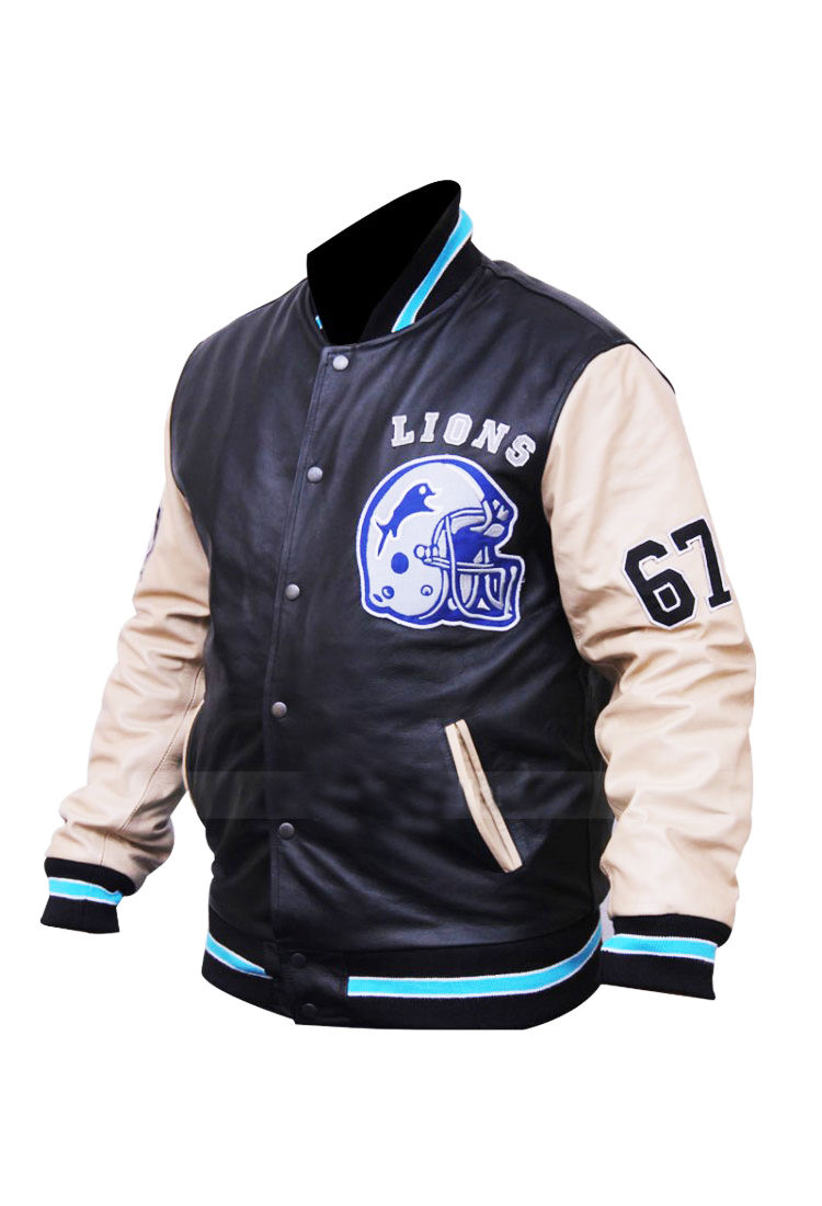 Beverly Hills Cop Axel Foley Detroit Lions Letterman Jacket